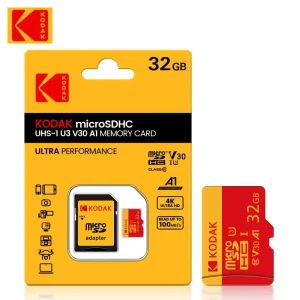 KODAK MicroSDXC UHS-I U3 V30 A1 Memory Card