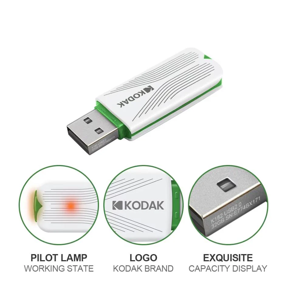 Kodak K182 USB 2.0 Flash Drive | Portable USB Pen Drive - Image 2