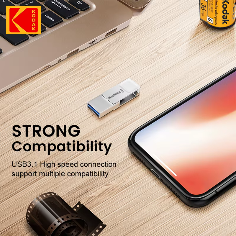 Kodak Dual K223C 32GB USB 3.2 Gen1 Type-C OTG Flash Drive