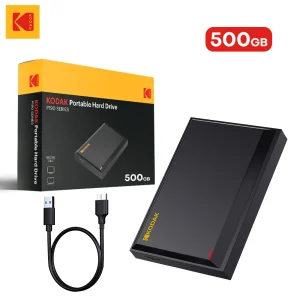 Kodak Portable HDD P190 500GB USB 3.2 Gen1 External Hard Drive
